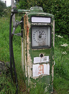 Old petrol pump