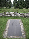 Llywelyn the Last's grave at Cwmhir Abbey